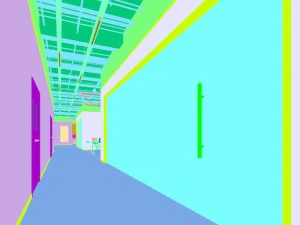 office reception hall design complete 17 3D Model