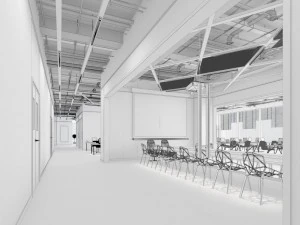office reception hall design complete 17 3D Model