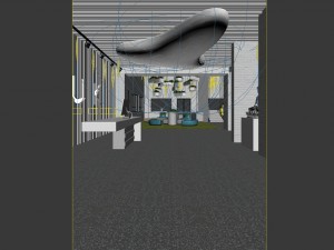 office reception hall design complete 18 Model 3D