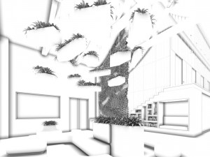 office reception hall design complete 19 3D Model