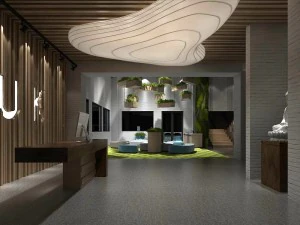 office reception hall design complete 19 3D Model