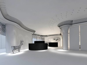 private club space design complete 01 Model 3D