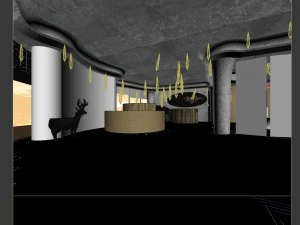 private club space design complete 01 3D Model