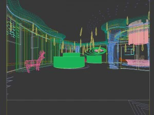 private club space design complete 01 3D Model