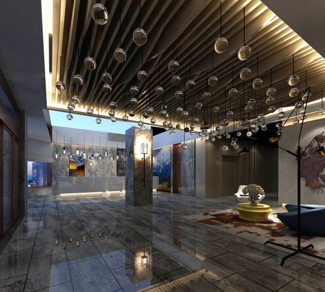 private club space design complete 02 Modello 3D .c4d .max .obj .3ds .fbx .stl .blend 