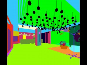 private club space design complete 02 Modello 3D