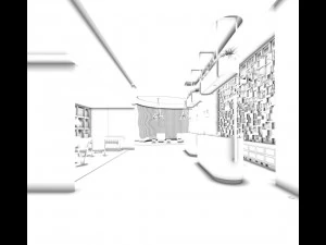 private club space design complete 03 3D Model