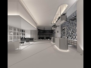 private club space design complete 03 3D Model