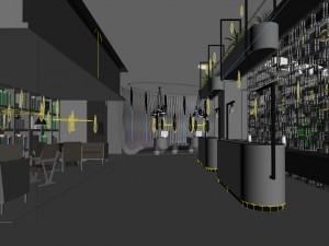 private club space design complete 03 3D Model