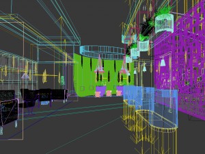 private club space design complete 03 3D Model