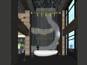 private club space design complete 04 3D Model