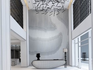 private club space design complete 04 3D-Modell