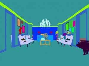 beauty salon reception hall spa center 01 Modèle 3D