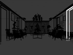 beauty salon reception hall spa center 01 Modèle 3D