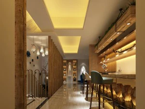 beauty salon reception hall spa center 03 3D Model