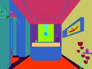 beauty salon reception hall spa center 04 3D Model