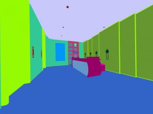 beauty salon reception hall spa center 05 3D Model