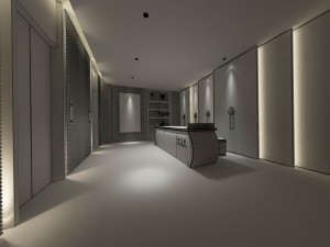 beauty salon reception hall spa center 05 3D Model