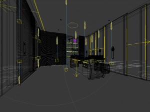 beauty salon reception hall spa center 05 3D Model