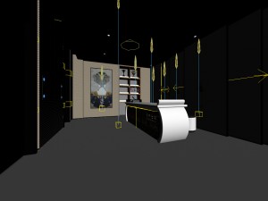 beauty salon reception hall spa center 05 3D Model
