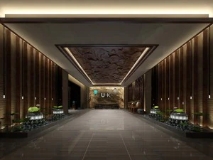 ब्यूटी सैलून रिसेप्शन हॉल स्पा सेंटर 06 3D मॉडल