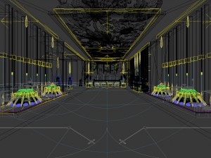 beauty salon reception hall spa center 06 Model 3D