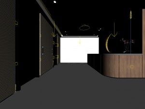 beauty salon reception hall spa center 07 Model 3D
