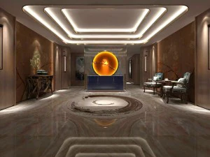 ब्यूटी सैलून रिसेप्शन हॉल स्पा सेंटर 08 3D मॉडल