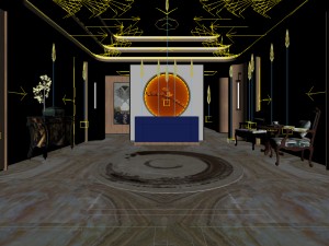 beauty salon reception hall spa center 08 3D Модель