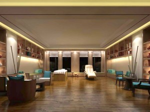 beauty salon reception hall spa center 09 3D Model