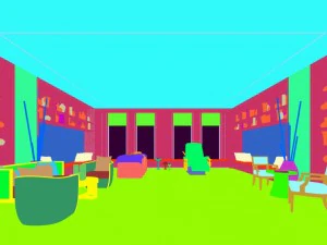 beauty salon reception hall spa center 09 3D Model
