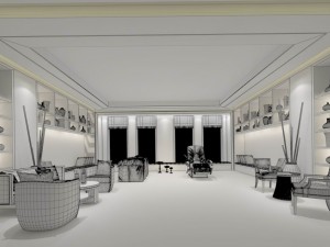beauty salon reception hall spa center 09 Modelo 3D