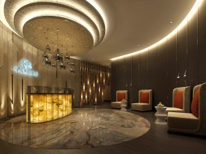 beauty salon reception hall spa center 10 3D-Modell