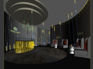 beauty salon reception hall spa center 10 3D Model