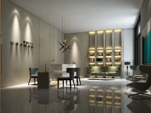 beauty salon reception hall spa center 11 3D Model