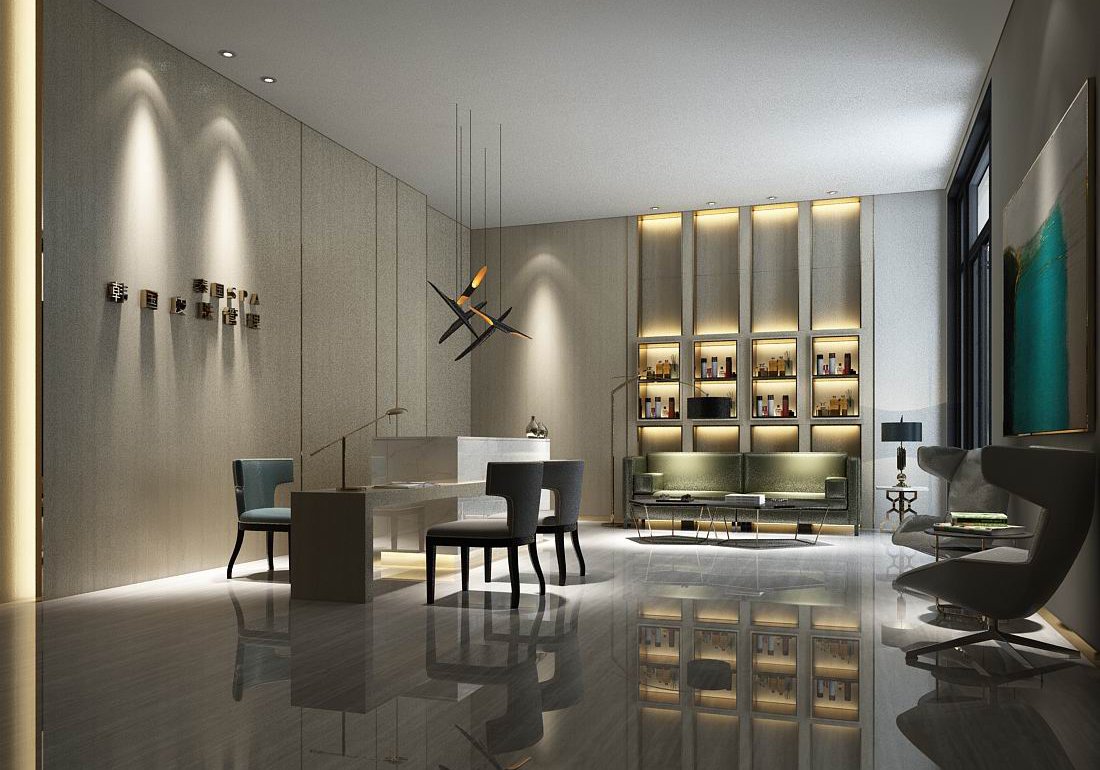 Beauty Salon Reception Hall Spa Center 11 3d Model In Office 3dexport