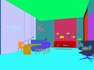 beauty salon reception hall spa center 11 3D 모델