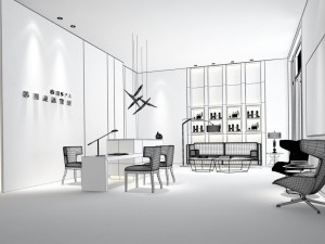 beauty salon reception hall spa center 11 3D 모델