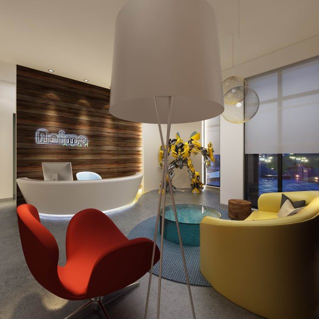 general manager office conference room 02 3D 模型 .c4d .max .obj .3ds .fbx .stl .blend