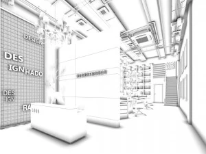general manager office conference room 03 3D Model