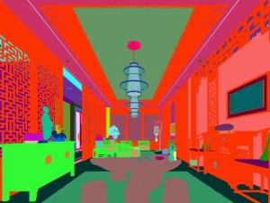 hotel reception hall design complete 01 3D Model