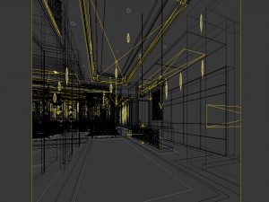 hotel reception hall design complete 01 3D-Modell