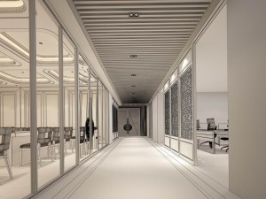 hotel reception hall design complete 01 3D-Modell