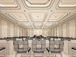 hotel reception hall design complete 01 3D-Modell