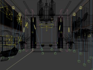hotel reception hall design complete 02 Modèle 3D