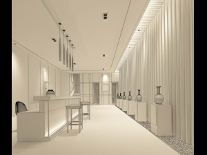 hotel reception hall design complete 03 Modello 3D