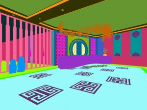 hotel reception hall design complete 04 3D 모델