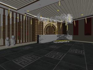 hotel reception hall design complete 04 3D 모델