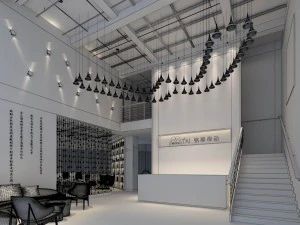 hotel reception hall design complete 05 3D Model