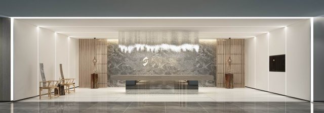 hotel reception hall design complete 06 3D Model .c4d .max .obj .3ds .fbx .stl .blend 